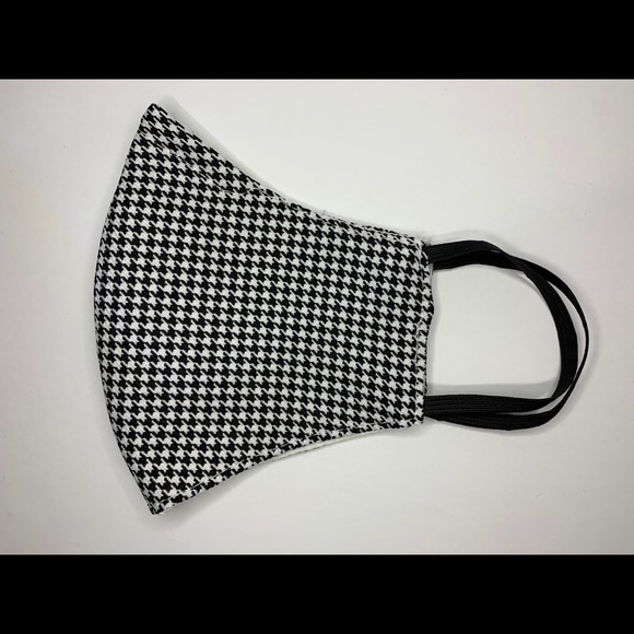 Houndstooth Face Mask - Picture 2 of 5